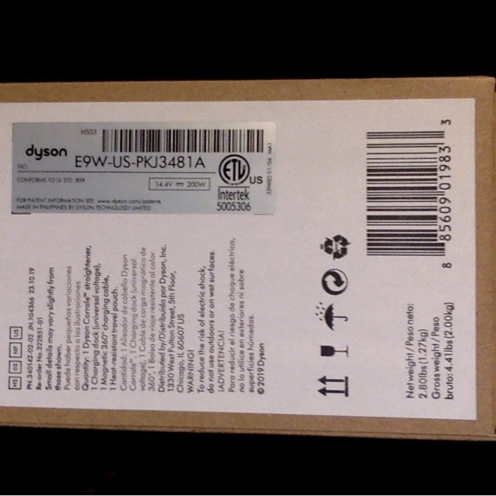 LIKE NEW Dyson Corrale flat iron